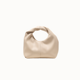 Stylish twist square bag, solid color top clutch bag, simple and versatile commut