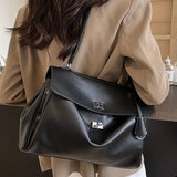 Large Capaci Platinum  Bag Casual Crossbody oulder Bag for Women Faionable Underarm Bag Modern Neutral Sle