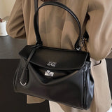 Large Capaci Platinum  Bag Casual Crossbody oulder Bag for Women Faionable Underarm Bag Modern Neutral Sle