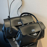 Large Capaci Platinum  Bag Casual Crossbody oulder Bag for Women Faionable Underarm Bag Modern Neutral Sle