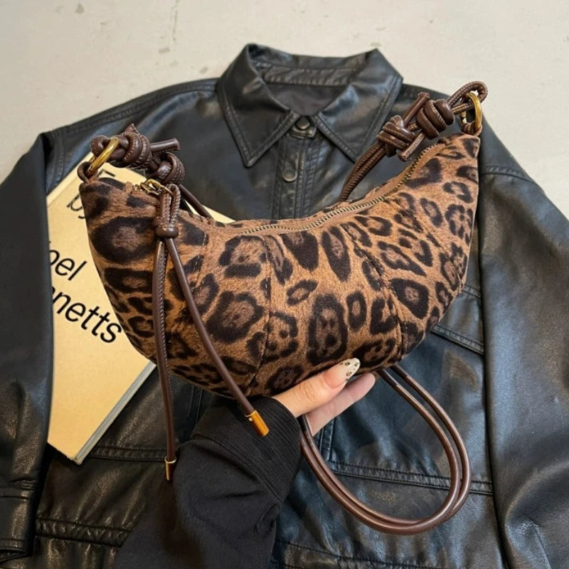 Velvet Material Zipper 2025 High Quality Shoulder Bag Solid Color Simple Fashionable Crossbody Bag Soft Western Style Handbag