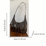 2025 New Retro Underarm Bag Fashion Leisure Large Capacity Shoulder Bag Women's Daily Commuter Bag Crossbody Bag Women's Bag