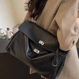 Large Capaci Platinum  Bag Casual Crossbody oulder Bag for Women Faionable Underarm Bag Modern Neutral Sle