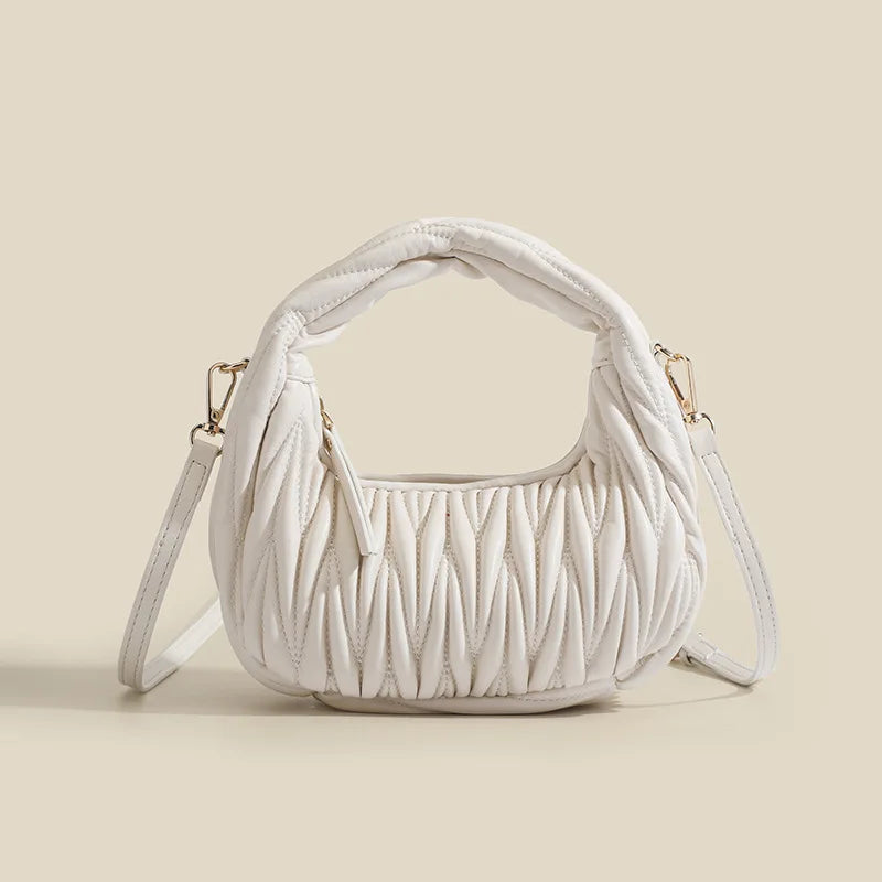 2025 New Korean-style Multi-purpose Fashion Handbag with Embroidery and Small Pouch - Women's Popular Shoulder Bag At The Elbow