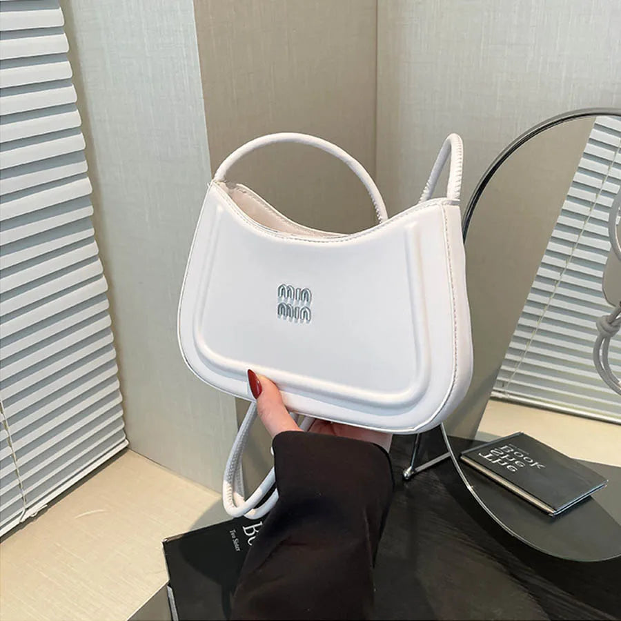 Korean style fashion niche women's crescent bag 2025 autumn new handbag, high-end multifunctional crossbody bag shoulder bag